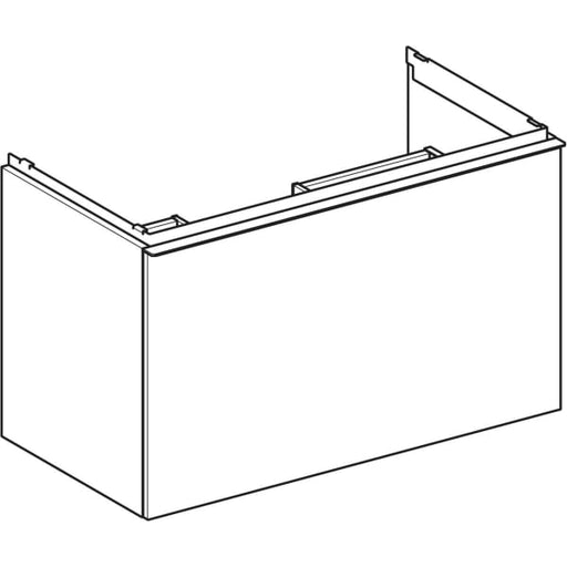 Geberit Vertriebs - Acanto US für WT B:90cm, 1 Schubl. 1 i.Schubl., Eiche