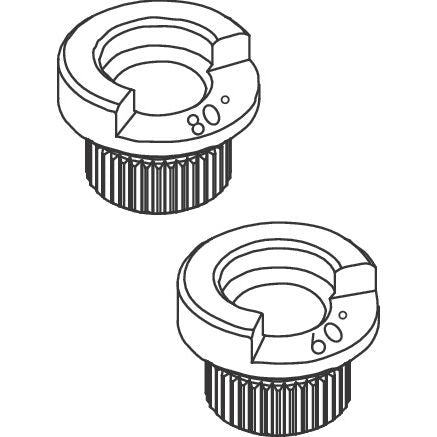 Hansgrohe - Anschlagring Set (60grad/80grad)TALIS Waschtischmischer 250 chrom