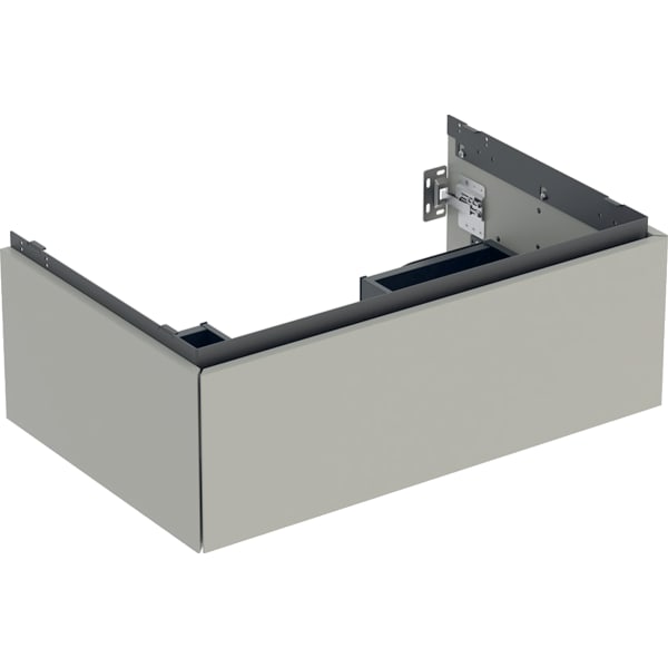 Geberit Vertriebs - ONE Unterschrank für WT/-Platte 1 Schubl., 74x26,6x47cm, greige matt