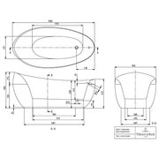 VILLEROY & BOCH - Badewanne AVEO UBQ194AVE9PDV 1900x950 Spez. Form Quaryl weiß alpin