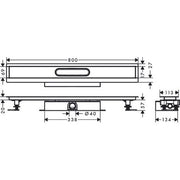 Hansgrohe - Komplettset uBox universal für flache Installat.800mm für DR FS