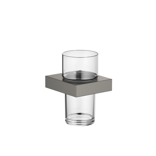 Dornbracht - Glashalter, Wandmodell MEM 83400780 Dark Platinum gebürstet