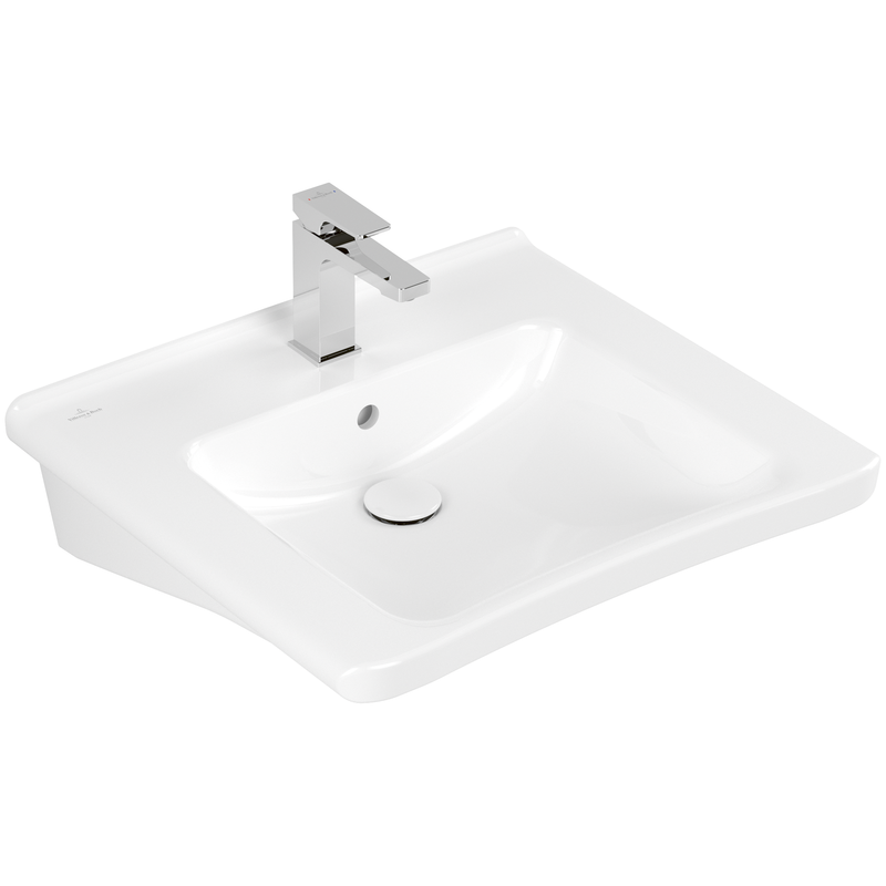VILLEROY & BOCH - WT ViCare 4A8060 600x550mm re-eckig 1HL. m. ÜL. Weiß Alpin AntiBac cplus