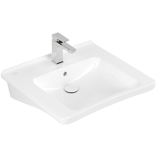 VILLEROY & BOCH - WT ViCare 4A8060 600x550mm re-eckig 1HL. m. ÜL. Weiß Alpin AntiBac cplus