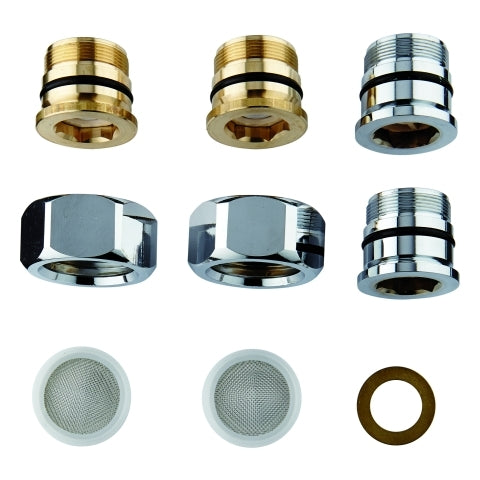 Grohe - Anschlussverschraubung 47473 mit Rückflussverhinderer chrom