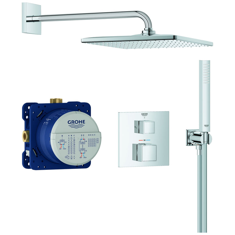 Grohe - UP-Duschsystem Grohtherm Cube 34868 Thermostat 2 Abgänge chrom