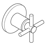 Grohe - UP-Ventil-Oberbau Atrio 29396 Kreuz-Griff cool sunrise