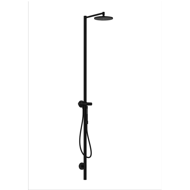 Hansgrohe - Nature Duschsäule Axor Starck mit Kopfbrause 240 1jet mattschwarz