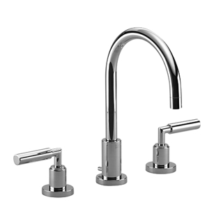 Dornbracht - Waschtisch 3-Locharmatur TARA 20713882 Hebelgriff chrom