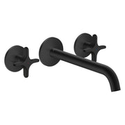 Hansgrohe - 3-Loch Waschtischarmatur AXOR One Unterputz Wandm. 220mm Kreuzgriff MSW