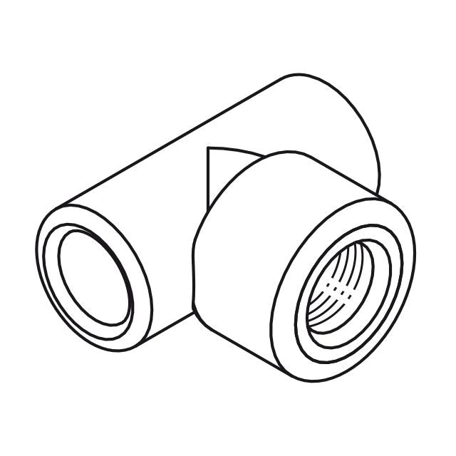 aquatherm - Übergangs-T-Stück-FUSIOTHERM 25016 32mm x 1 x 32mm IG