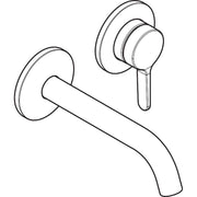 Hansgrohe - Einhebel-Waschtischmischer AXOR One Unterputz Wandm. 160mm Hebelgriff chr