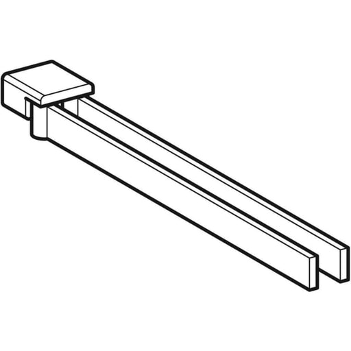 Geberit Vertriebs - Monolith Doppelhandtuchhalter L: 41cm hochglanz-verchromt
