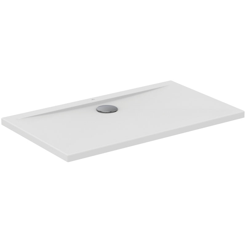 Ideal Standard - Rechteck-Brausewanne ULTRA FLAT, 1800x800x47mm, Weiß