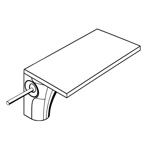 Hansgrohe - Waschtisch EHM AXOR MASSAUD 18010000 chrom