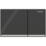 Geberit Vertriebs - BetPl. Omega60, für 2-Mengen-Sp. Glas schwarz