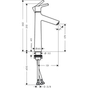 Hansgrohe - Waschtischmischer 190 Talis S ohne Ablauf, chrom