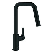Grohe - EH-SPT-Batterie Eurosmart 30619 h. Auslauf Dual Spülbrause Matte Black
