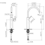 Dornbracht - WT-EHM mit erhöhtem Standfuß META 33534661 chrom