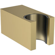 Ideal Standard - Wandhalter IDEALRAIN, eckige Rosette, f.Handbrause, Brushed Gold