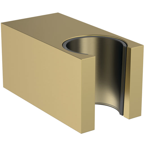 Ideal Standard - Wandhalter IDEALRAIN, eckige Rosette, f.Handbrause, Brushed Gold