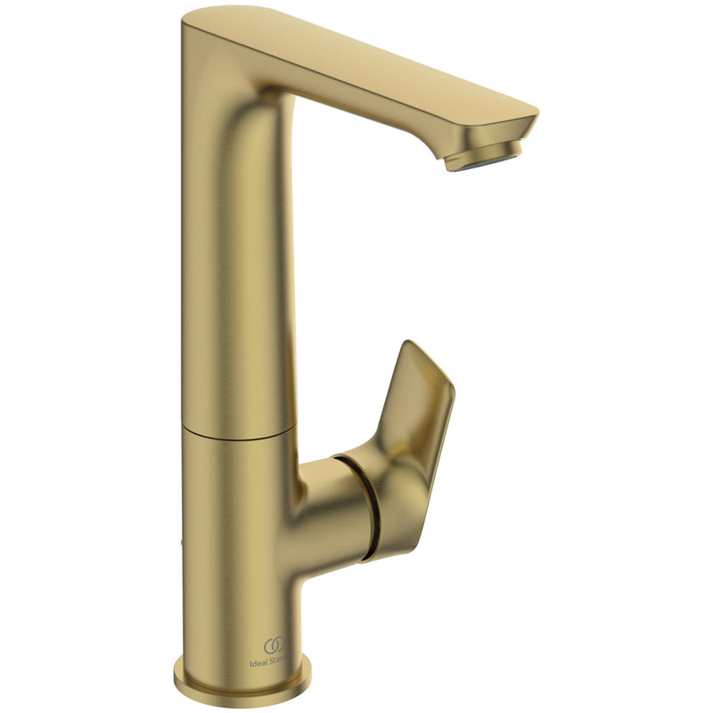 Ideal Standard - WT-Arm.CONNECT AIR,5l/min,m.Ablgarn., m.h.schwenkb.Ausl.,Ausld.140mm,Sund.gold