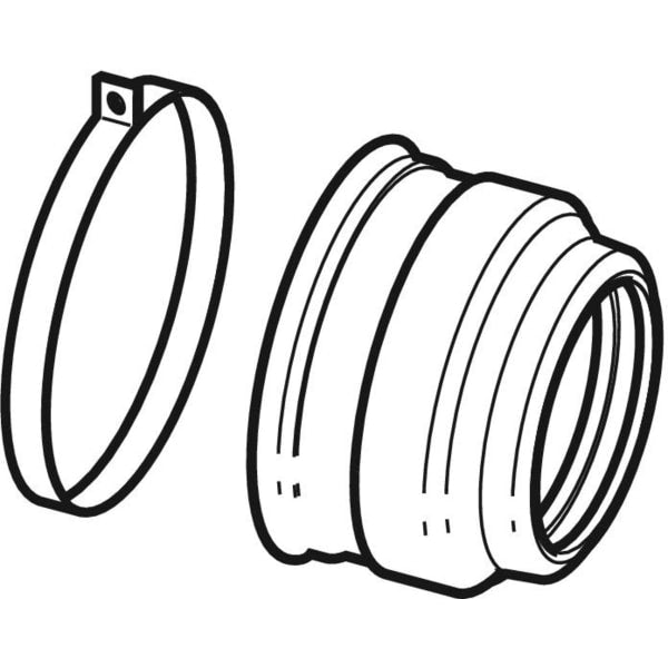 Geberit Vertriebs - Silent-PP Übergangsmanschette Guss d90 367009161