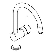 Grohe - Spültisch EHM ND MINTA 32511 chrom