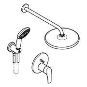 Grohe - UP-Duschsystem Eurosmart 25288 mit FMS/SmartBox/Kopfbr./WH-Set chrom