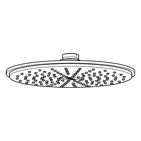 Grohe - Kopfbrause RAINSHOWER MODERN 28368 d: 210mm Messing chrom