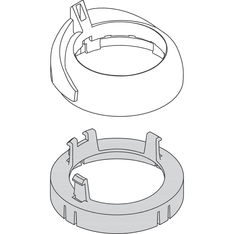 Hansgrohe - Abdeckkappe Axor Uno chrom