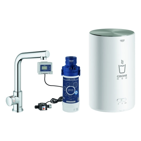Grohe - Standventil und Boiler RED Mono 30339 M-Size L-Auslauf chrom