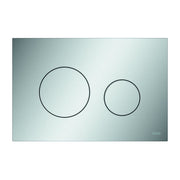 TECE SE - TECEloop WC-Betätigungsplatte Kunststoff für Zweimengentechnik, Chrom matt