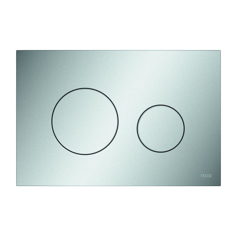 TECE SE - TECEloop WC-Betätigungsplatte Kunststoff für Zweimengentechnik, Chrom matt