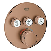 Grohe - Thermostat GROHTHERM SmartControl 29121 FMS rund 3 ASV warm sunset geb