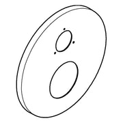 Grohe - Rosette 49105 rund für EHM-Fertigmontagesets chrom
