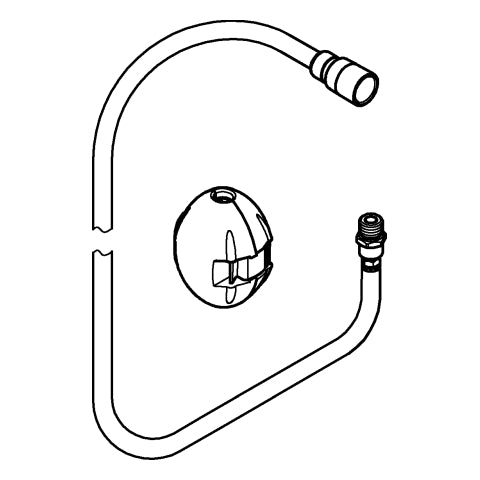 Grohe - Brauseschlauch 48488 für SmartControl SPT-Batterien chrom