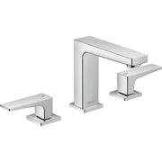 Hansgrohe - 3-Loch Waschtischarmatur 110 METROPOL chrom mit Push-Open Ablaufgarnitur