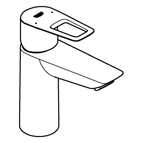 Grohe - EH-Waschtischbatterie BAUEDGE 23917_1 M-Size glatter Körper chrom