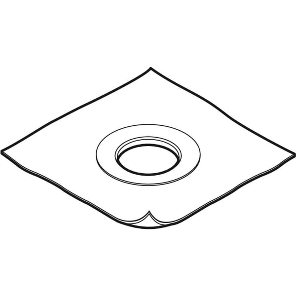 Geberit Vertriebs - Pluvia Einsatzring m.Folie 359579001 PVC-Sikaplan 15 G