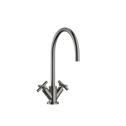 Dornbracht - Einlochbatterie TARA 22815892 Dark Platinum gebürstet