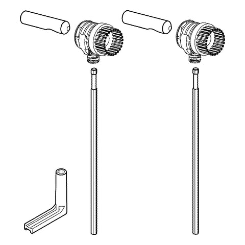 Grohe - Befestigungssatz 49024 für Euro Keramik Wand-Tiefspül-WC compact