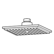 Grohe - Kopfbrause EUPHORIA Cube 27705 152x152 mm Durchfluss 9,4 l/min chrom