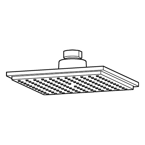Grohe - Kopfbrause EUPHORIA Cube 27705 152x152 mm Durchfluss 9,4 l/min chrom