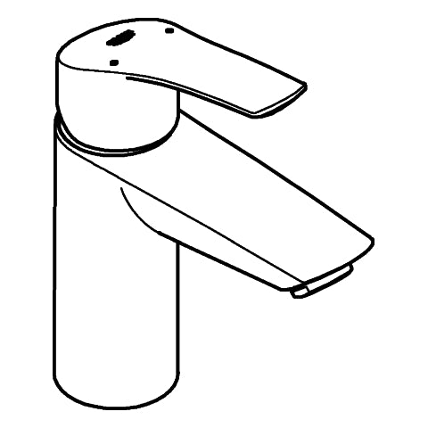 Grohe - EH-WT-Batterie EUROSMART 23922_3 S-Size Push-open Ablaufgarnitur chrom