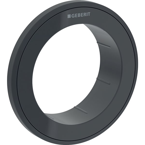 Geberit Vertriebs - Typ 10 Rosette für Fernbetätigung Round, Möbeldrücker, schwarz/schw matt