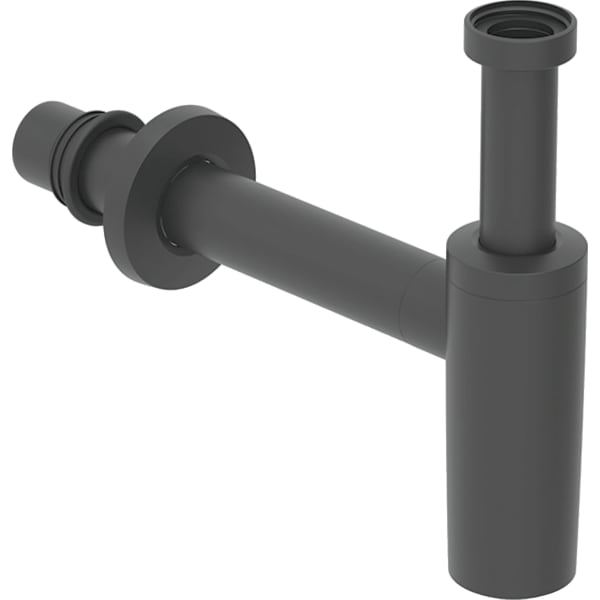Geberit Vertriebs - Tauchrohrgeruchsverschluss für WB Abgang horiz., d40, G1 1/4, schwarz matt