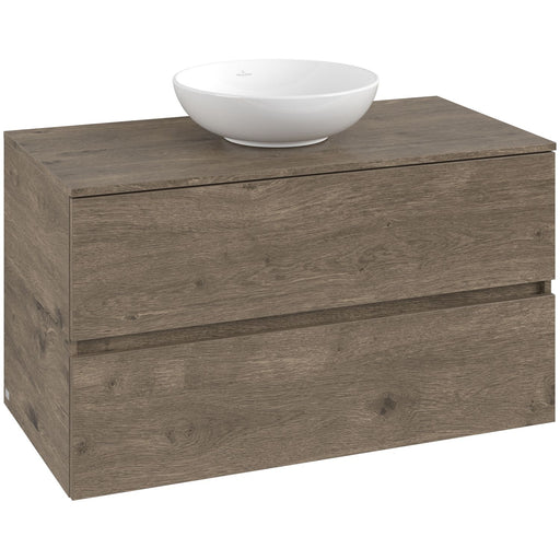 VILLEROY & BOCH - Konsolen-Unterschrank 1000mm f AWT 2 Ausz 1 Auss oLB C517H0 PJ Oak Nebraska