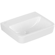 VILLEROY & BOCH - Handwaschbecken O.novo 450x370mm Eckig o. ÜL. Weiß Alpin AntiBac cplus