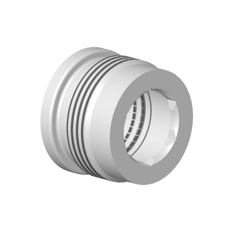 Dornbracht - Luftsprudlerhülse Ersatzteile 092301158 D. 22 x 16 mm chrom